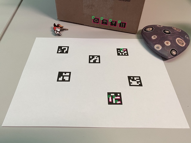 Image with rejected candidates